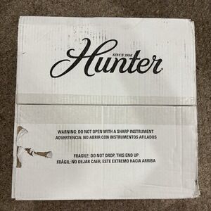Hunter 22.75" Bowl‎ Accessory Bowl Glass Model 99163 White Linen Antique Pewter